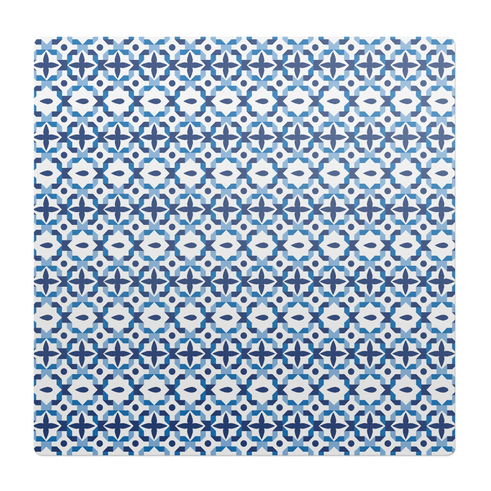 Podkładka pod krzesło obrotowe Geometryczny wzór retro