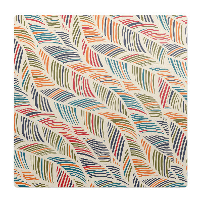 Podkładka pod krzesło obrotowe Kolorowe liście retro