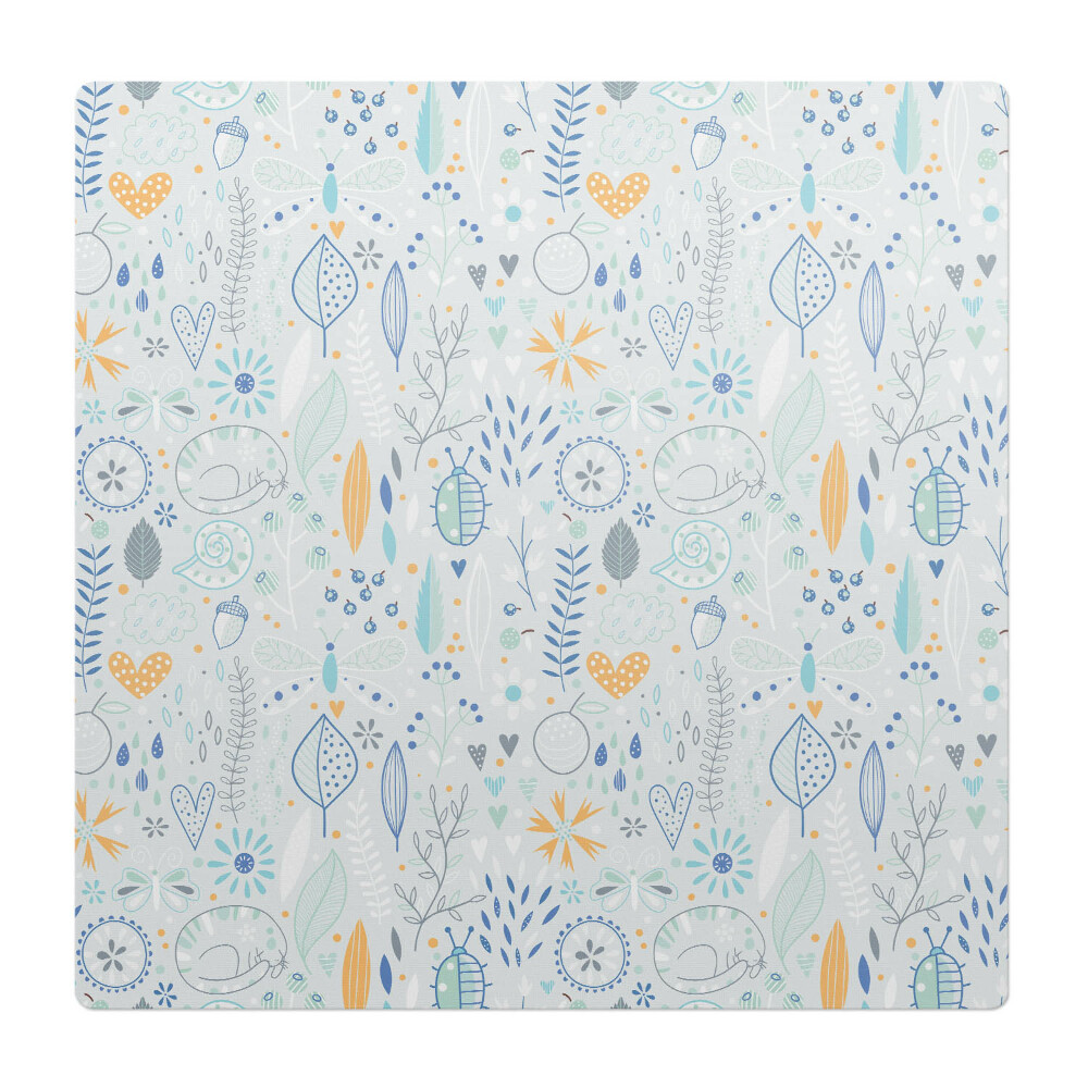 Podkładka pod krzesło Delikatny wzór natury