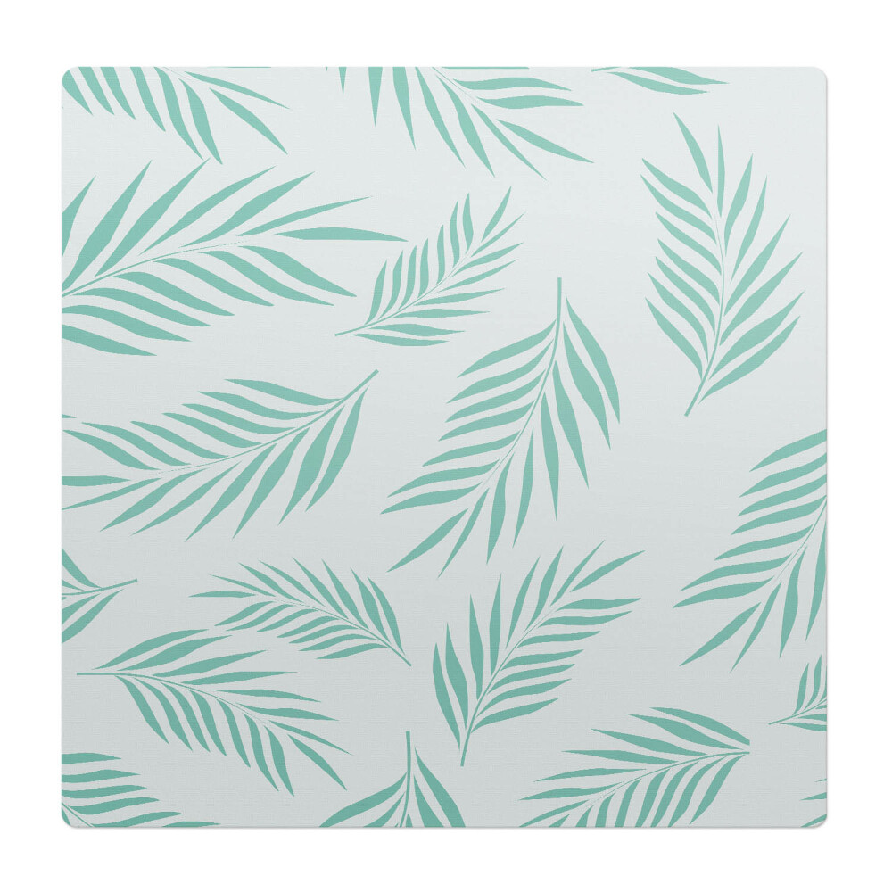 Mata pod fotel ochrona paneli Liście palmowe wzór