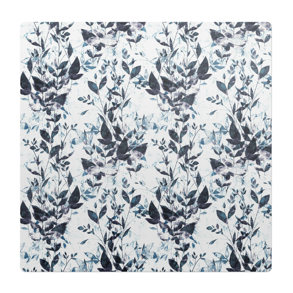 Mata na podłogę pod krzesło Roślinny wzór vintage