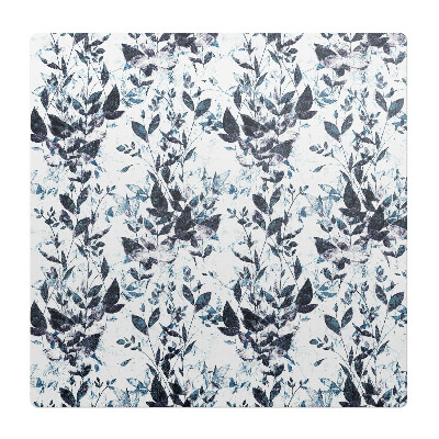 Mata na podłogę pod krzesło Roślinny wzór vintage