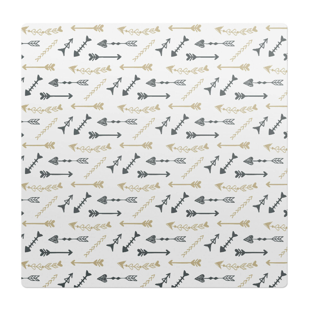 Mata pod fotel biurowy Wzór z strzałkami