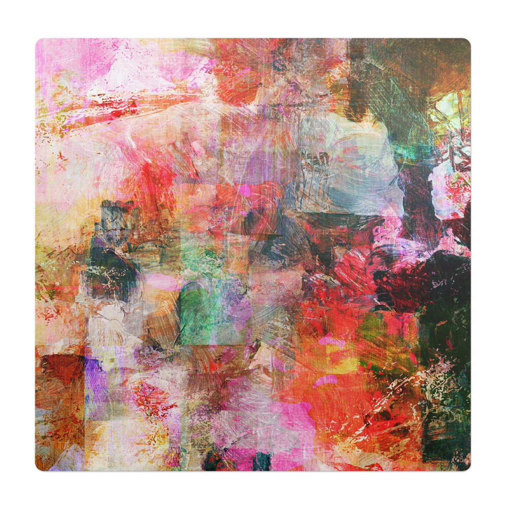 Mata na podłogę pod krzesło Abstrakcyjna mozaika