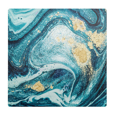 Podkładka pod krzesło obrotowe Wirujące fale sztuki