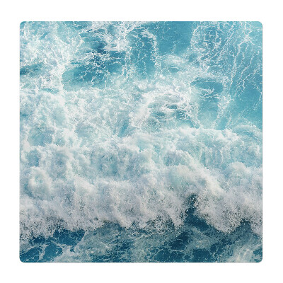 Mata pod fotel ochrona paneli Morskie fale w ruchu