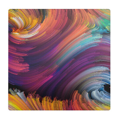 Mata pod fotel biurowy Wirujące kolory