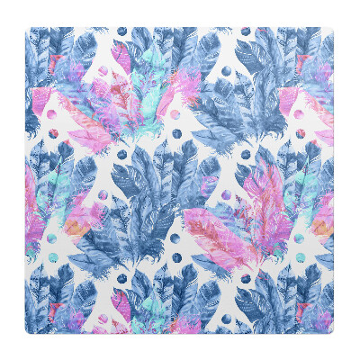 Podkładka pod fotel Pióra i kropki