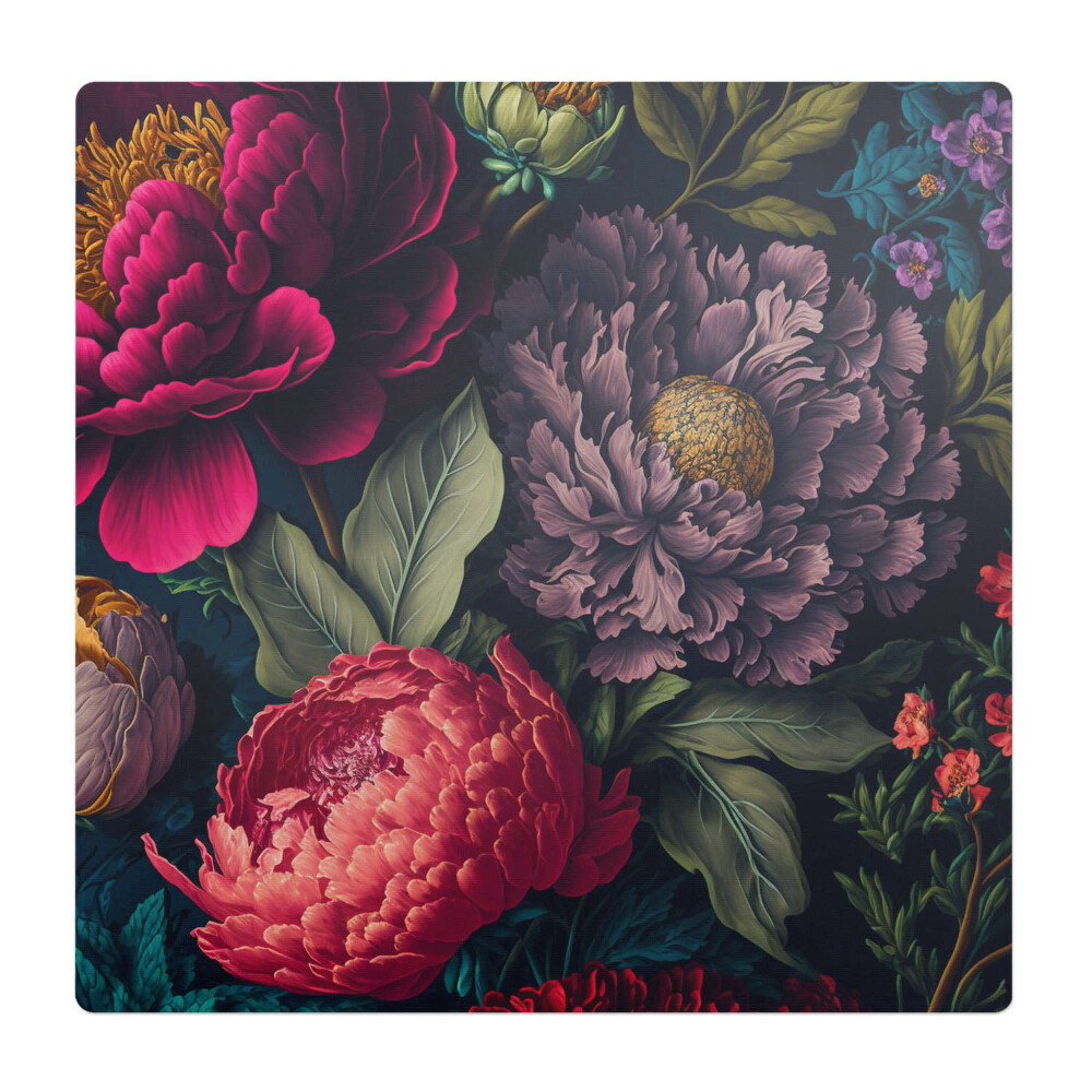 Podkładka pod krzesło obrotowe Kwiatowy wzór vintage