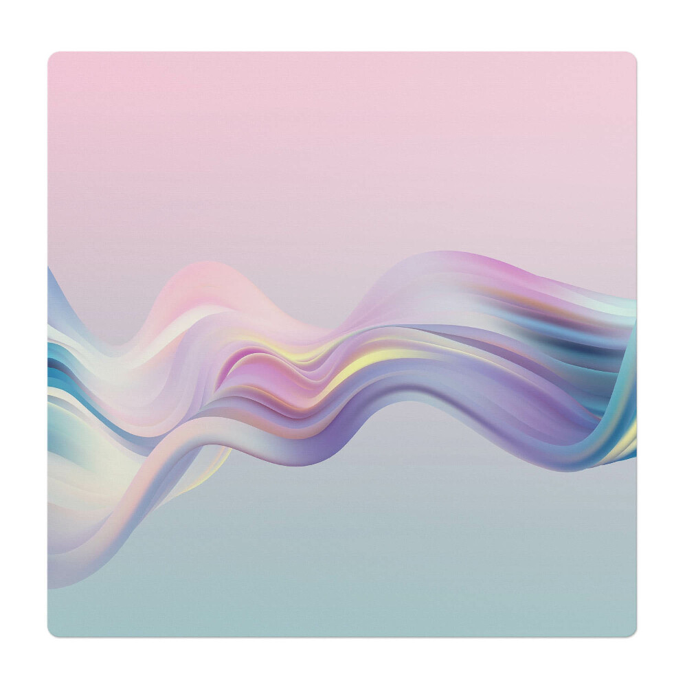 Mata na podłogę pod krzesło Pastelowe fale