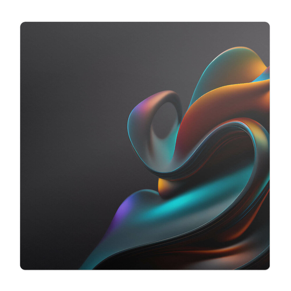 Mata na podłogę pod krzesło Falujące abstrakcje