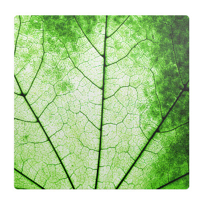 Mata na podłogę pod krzesło Liść - struktura żyłek