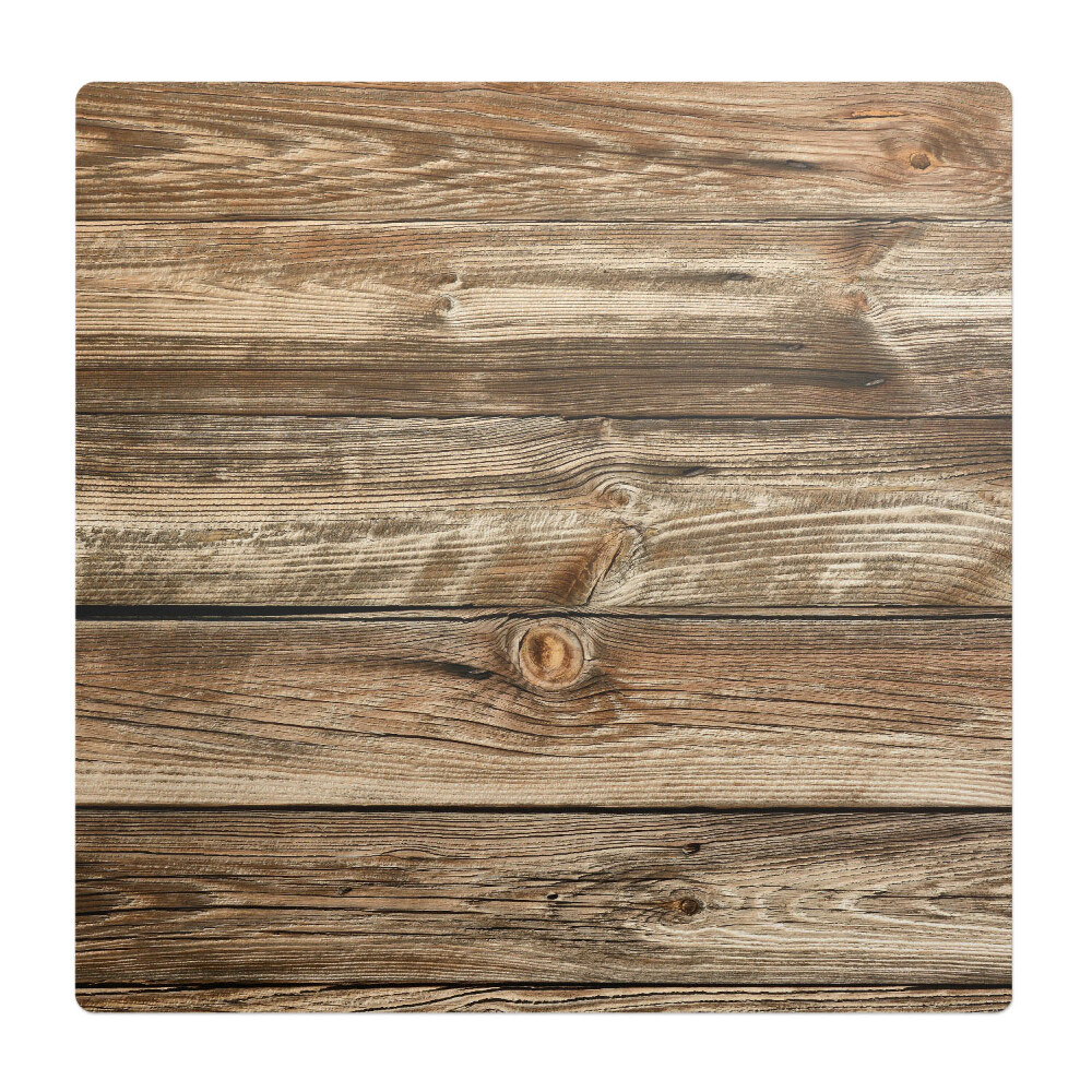 Mata pod fotel biurowy Drewniane deski