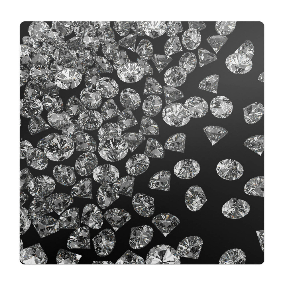 Mata na podłogę pod krzesło Lśniące diamenty