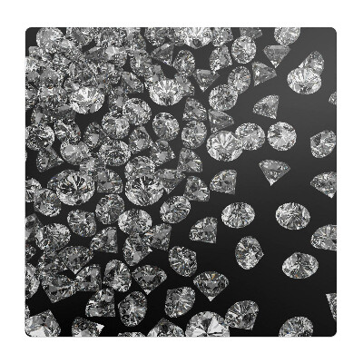 Mata na podłogę pod krzesło Lśniące diamenty