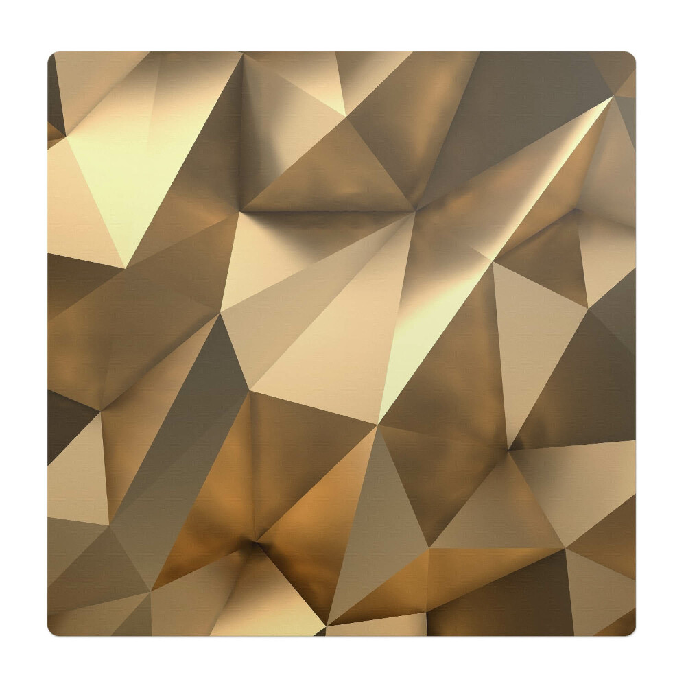 Mata na podłogę pod krzesło Geometryczne bryły 3D