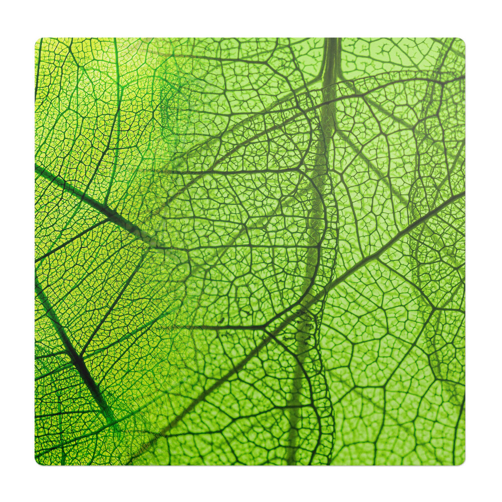 Mata pod fotel biurowy Liść w zbliżeniu