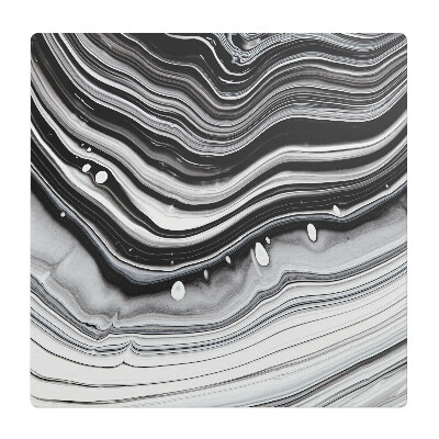 Mata na podłogę pod krzesło Abstrakcyjne fale