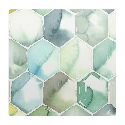 Mata pod fotel biurowy Akwarelowa mozaika