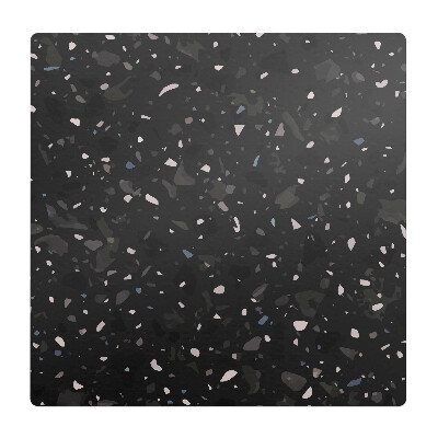 Podkładka pod krzesło obrotowe Terrazzo ciemny wzór