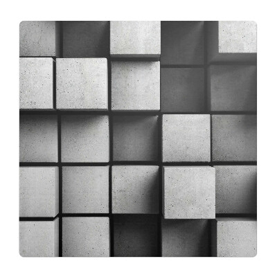 Mata pod fotel ochrona paneli Geometryczne kostki