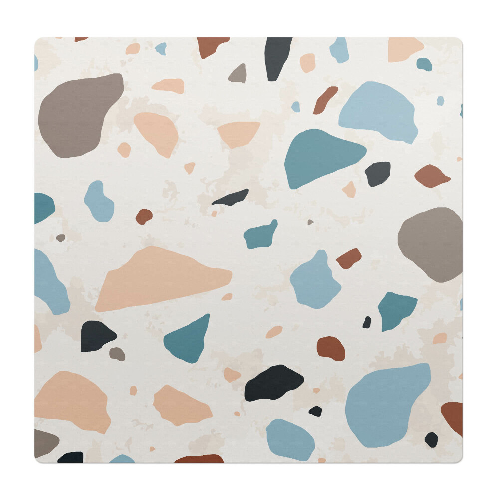 Mata pod fotel biurowy Terrazzo abstrakcyjny