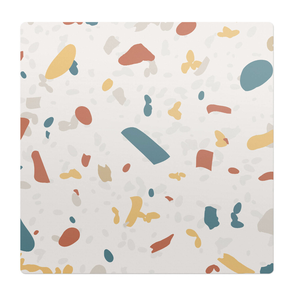 Mata pod fotel biurowy Terrazzo abstrakcja