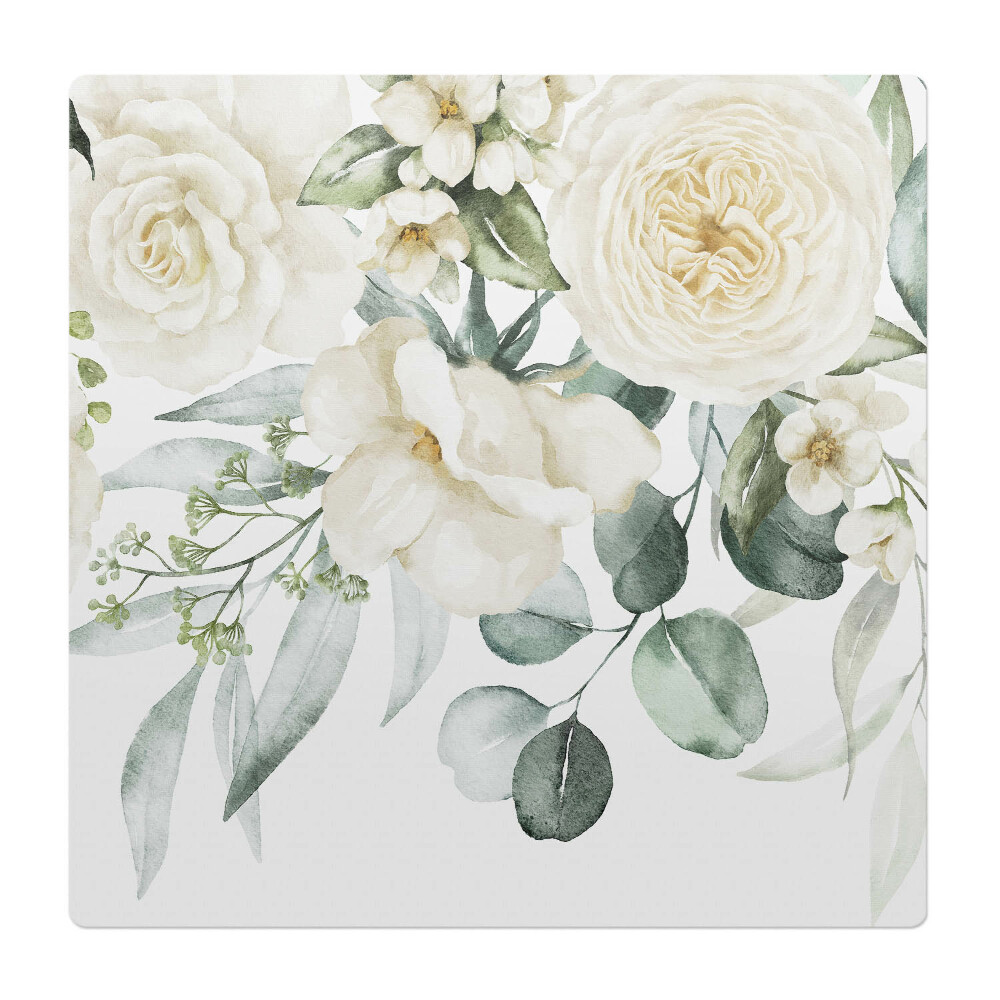 Podkładka pod krzesło obrotowe Kwiatowy wzór vintage