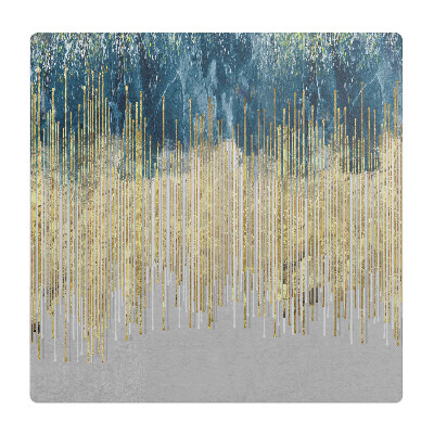 Mata pod fotel ochrona paneli Pionowe linie abstrakcji