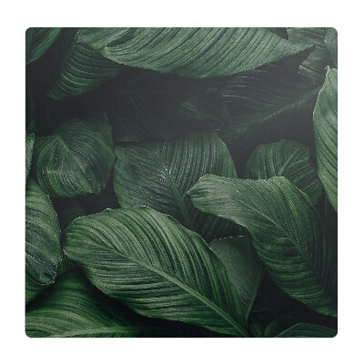 Podkładka pod krzesło obrotowe Tropikalne liście