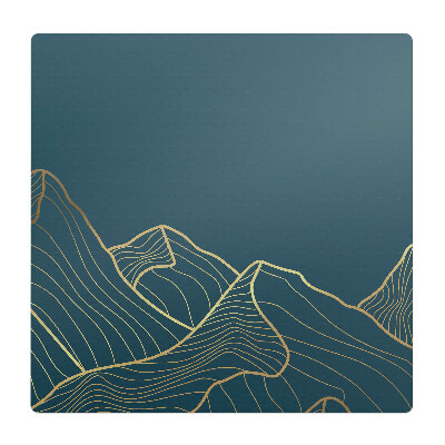 Podkładka pod krzesło Górskie linie artystyczne