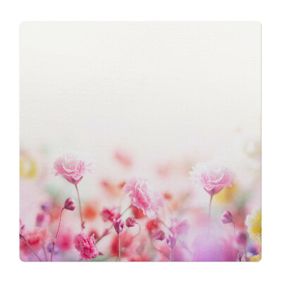 Podkładka pod krzesło obrotowe Pastelowe kwiaty łąki