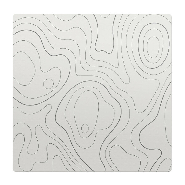 Podkładka pod krzesło obrotowe Abstrakcyjne linie