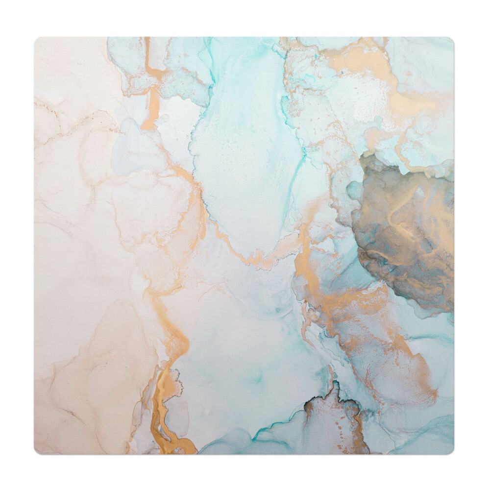 Mata pod krzesło do biura Abstrakcyjny marmur