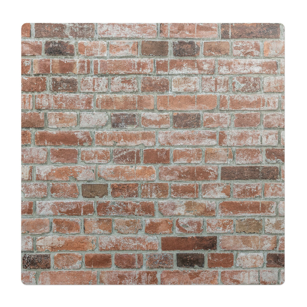 Mata na podłogę pod krzesło Ceglana ściana retro