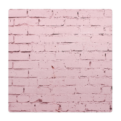 Mata na podłogę pod krzesło Pastelowa ściana cegieł