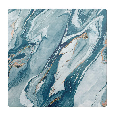 Mata pod fotel ochrona paneli Marmurowe fale