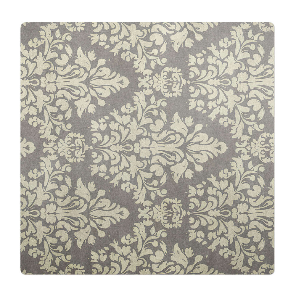 Mata pod fotel biurowy Klasyczny wzór roślinny