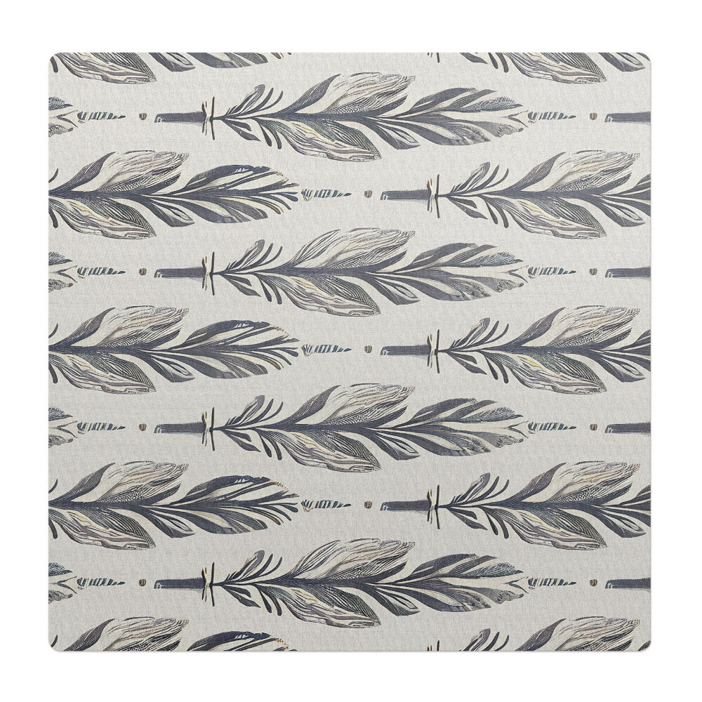 Podkładka pod krzesło obrotowe Pióra w układzie poziomym