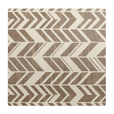 Podkładka pod krzesło obrotowe Geometryczny wzór retro