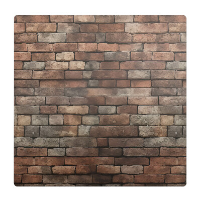 Mata pod krzesło do biura Ceglana ściana retro