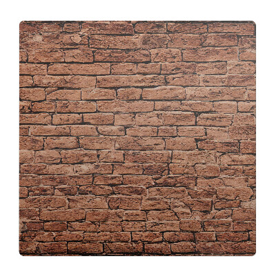 Podkładka pod krzesło obrotowe Ceglana ściana retro