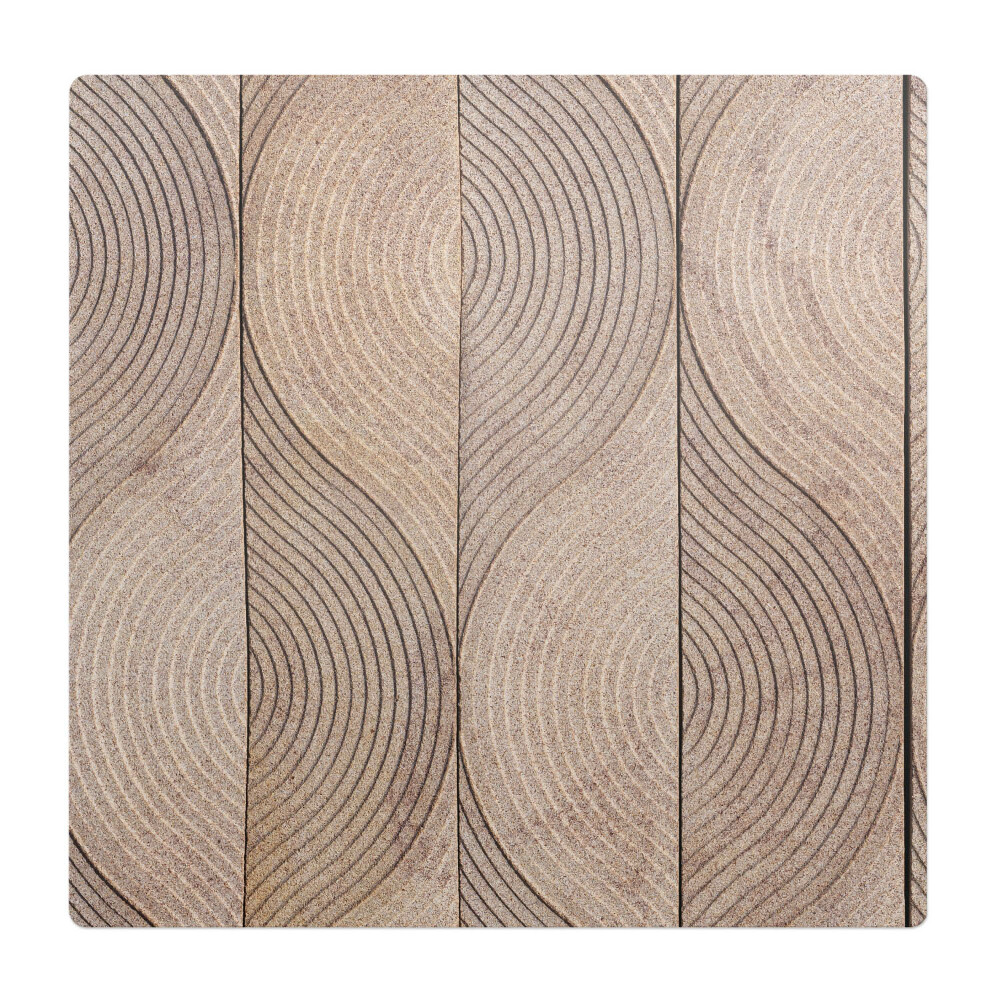 Podkładka pod krzesło obrotowe Drewniane fale