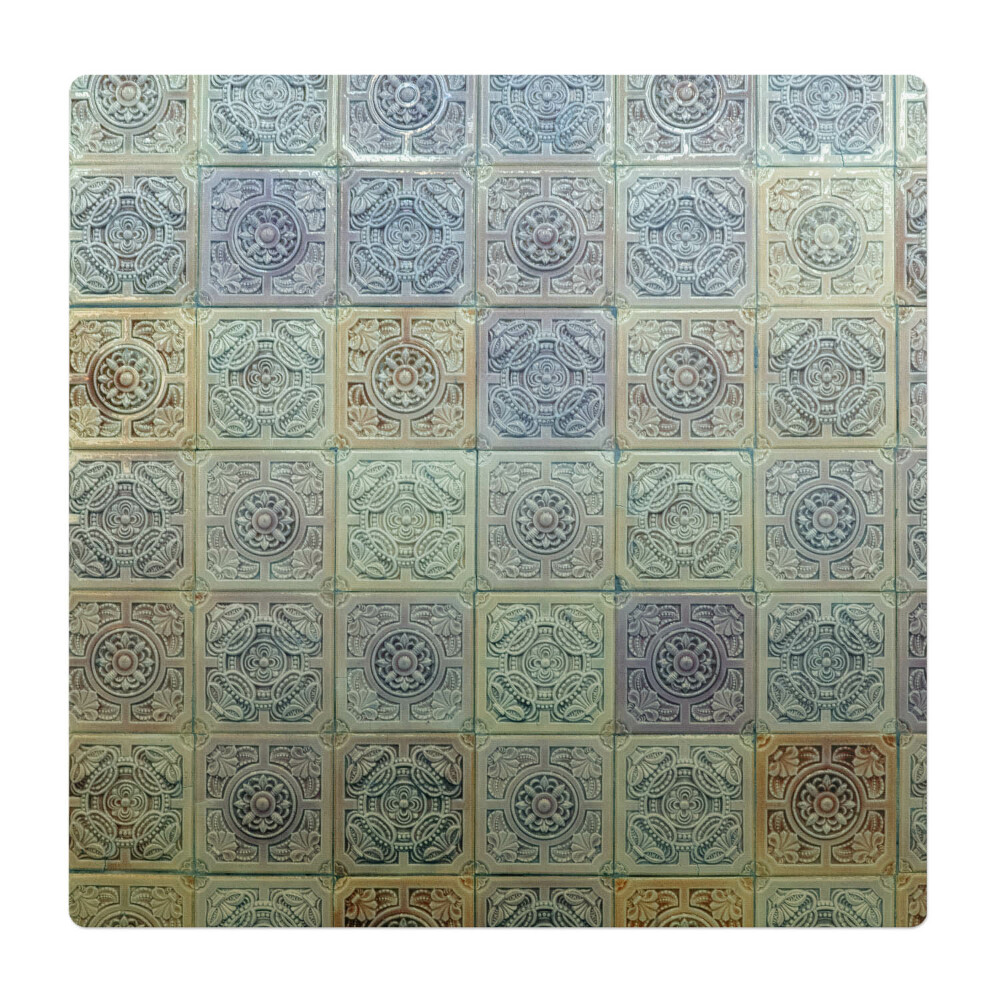 Podkładka pod krzesło obrotowe Retro kafelki vintage