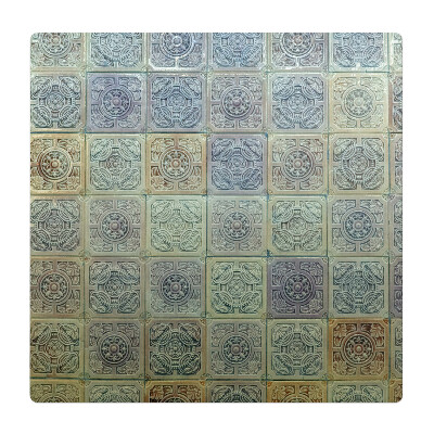 Podkładka pod krzesło obrotowe Retro kafelki vintage