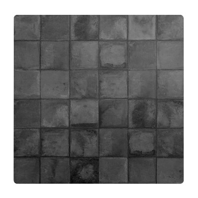 Podkładka pod krzesło obrotowe Ciemne kafelki retro