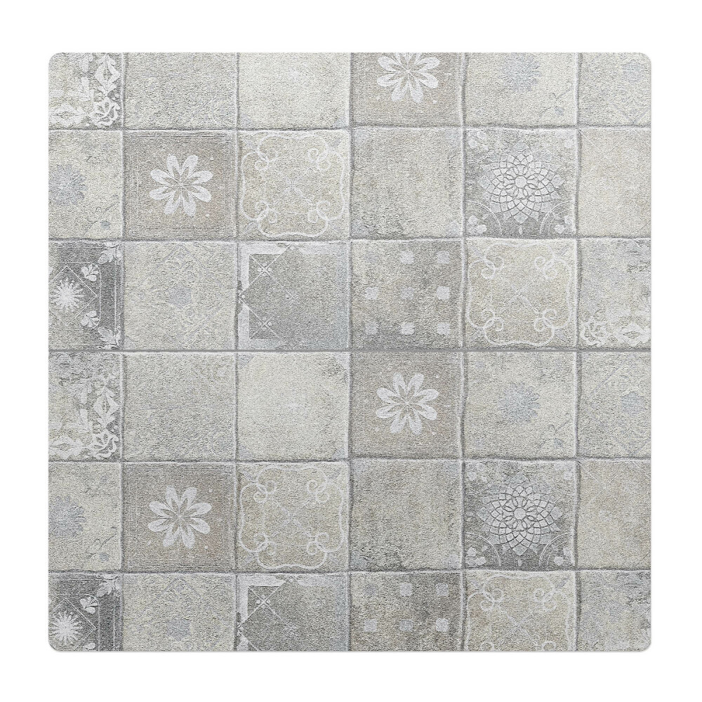 Podkładka pod krzesło obrotowe Kafelki z ornamentem