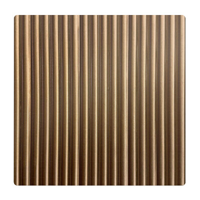 Mata na podłogę pod krzesło Metalowe prążki