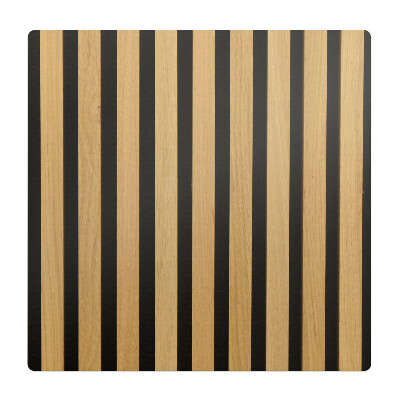 Mata na podłogę pod krzesło Pionowe pasy drewna