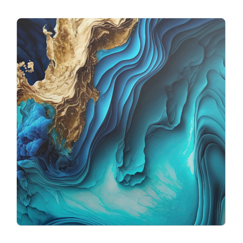 Mata pod fotel biurowy Falujące abstrakcje